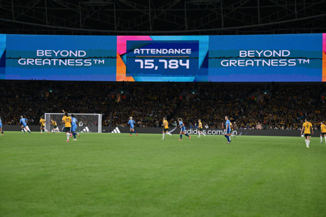 sydney-australia-16th-aug-2023-the-attendance-during-the-fifa-womens-world-cup-semi-final-soccer-match-between-australia-and-england-at-stadium-australia-in-sydney-wednesday-august-16-2023-a