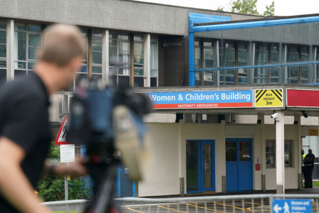 members-of-the-media-outside-the-countess-of-chester-hospital-in-chester-england-friday-aug-18-2023-a-neonatal-nurse-in-a-british-hospital-has-been-found-guilty-of-killing-seven-babies-and-tryin