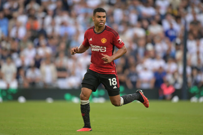 london-uk-19th-aug-2023-london-uk-18-aug-23-casemiro-of-manchester-united-during-the-spurs-vs-manchester-united-premier-league-match-at-tottenham-hotspur-stadium-london-credit-martin-daltonalam