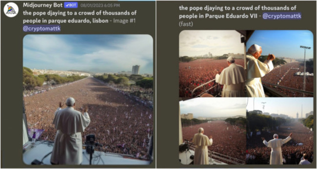 Pope comparison
