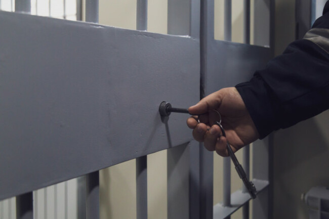 thedoorofaprisonordetentioncenter-background