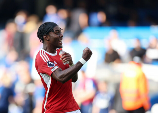 london-uk-2nd-sep-2023-anthony-elanga-of-nottingham-forest-celebrates-during-the-premier-league-match-at-stamford-bridge-london-picture-credit-should-read-david-kleinsportimage-credit-sportim