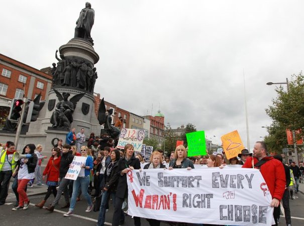 Photos 2 500 Attend Pro Choice March In Dublin City Centre