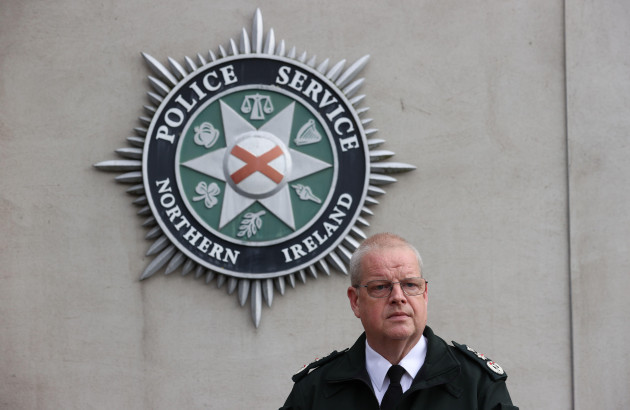 police-service-of-northern-ireland-chief-constable-simon-byrne-speaking-to-the-media-outside-the-forces-headquarters-in-belfast-after-a-redacted-document-purporting-to-be-from-the-major-psni-data-l
