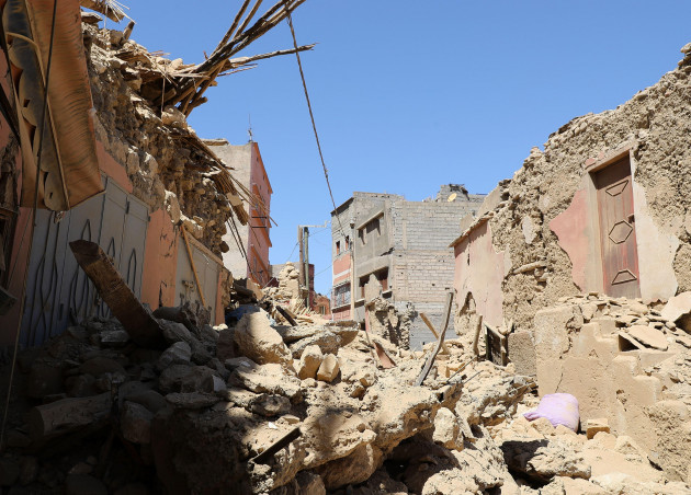 marrakesh-10th-sep-2023-this-photo-shows-damaged-buildings-near-the-epicenter-at-amizmiz-village-in-morocco-sept-10-2023-a-6-8-magnitude-earthquake-hit-morocco-friday-the-epicenter-of-the-eart