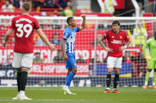 brightons-joao-pedro-center-celebrates-scoring-his-sides-3rd-goal-during-the-english-premier-league-soccer-match-between-manchester-united-and-brighton-and-hove-albion-at-old-trafford-stadium-in-m