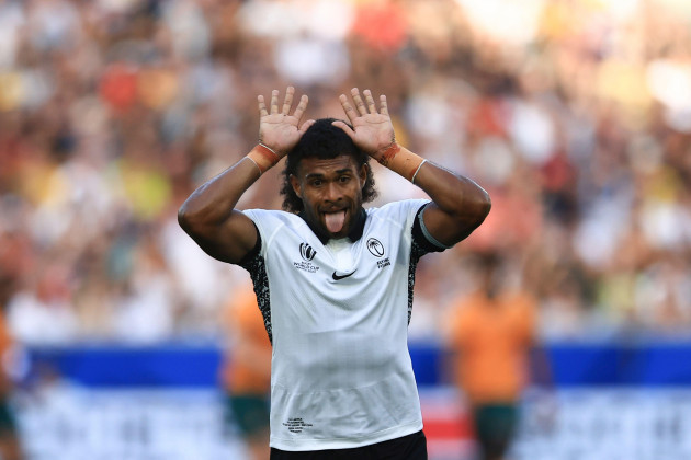fijis-simione-kuruvoli-reacts-during-the-rugby-world-cup-pool-c-match-between-australia-and-fiji-at-the-stade-geoffroy-guichard-in-saint-etienne-france-sunday-sept-17-2023-ap-photoaurelien-mo