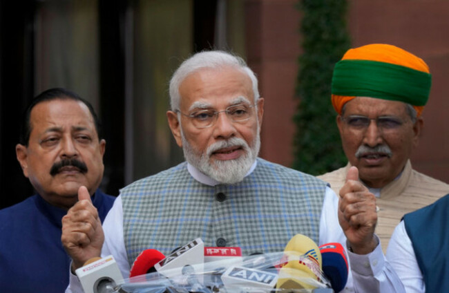Indian Prime Minister Narendra Modi
