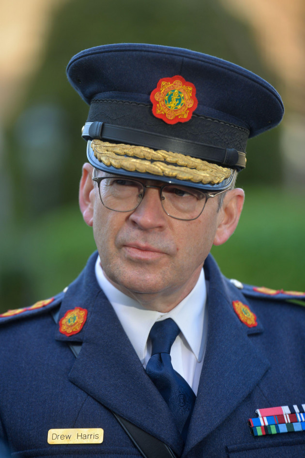 templemore-tipperary-ireland-13th-january-2023-garda-commissioner-drew-harris-speaks-with-media-before-the-passing-out-ceremony-for-24-gardai-who-were-attested-as-sworn-members-of-an-garda-siochan
