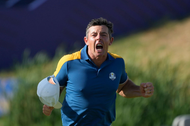 europes-rory-mcilroy-celebrates-after-winning-his-singles-match-against-united-states-sam-burns-31-on-the-17th-green-at-the-ryder-cup-golf-tournament-at-the-marco-simone-golf-club-in-guidonia-monte