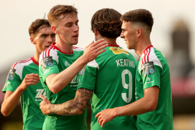 ruairi-keating-celebrates-scoring-a-goal-with-matt-healy-and-barry-coffey