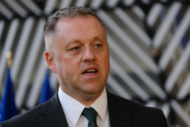 brussels-belgium-20th-sep-2022-minister-thomas-byrne-arrives-for-a-general-affairs-council-meeting-at-the-eu-headquarters-in-brussels-belgium-on-september-20-2022-credit-alexandros-michailidis