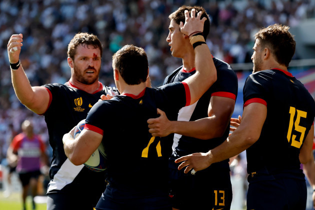 argentinas-mateo-carreras-centre-celebrates-with-teammates-after-scoring-a-try-during-the-rugby-world-cup-pool-d-match-between-japan-and-argentina-at-the-stade-de-la-beaujoire-in-nantes-france-s