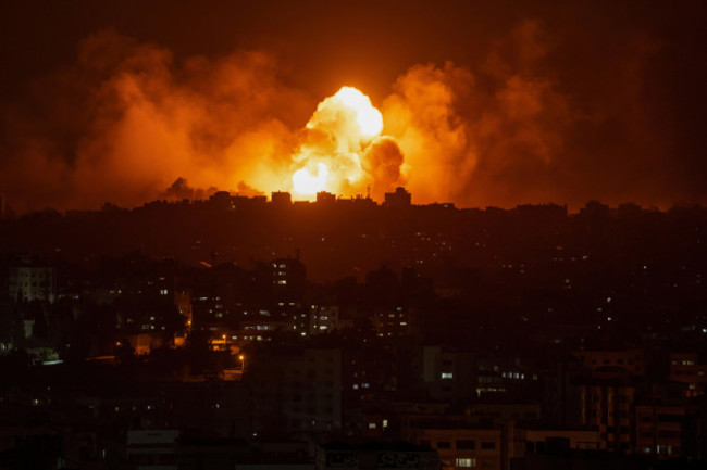 fire-and-smoke-rise-following-an-israeli-airstrike-in-gaza-city-sunday-oct-8-2023-the-militant-hamas-rulers-of-the-gaza-strip-carried-out-an-unprecedented-multi-front-attack-on-israel-at-daybre