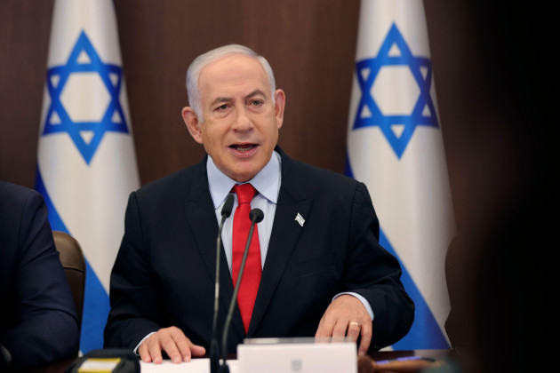 israeli-prime-minister-benjamin-netanyahu-attends-the-weekly-cabinet-meeting-at-the-prime-ministers-office-in-jerusalem-wednesday-sept-27-2023-abir-sultanpool-photo-via-ap