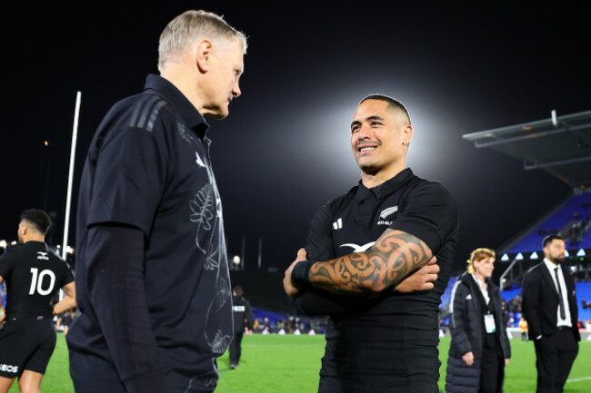 joe-schmidt-and-aaron-smith-after-the-game
