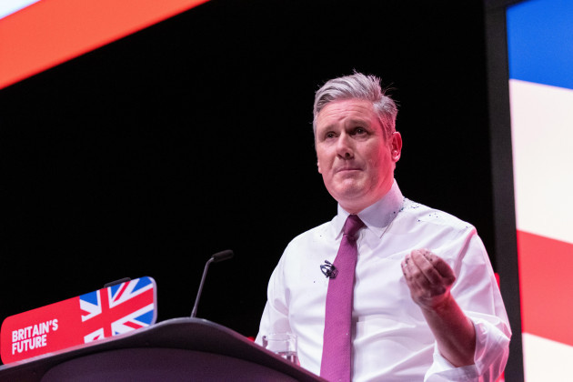 london-uk-10-october-2023-labour-party-leader-keir-starmer-speaks-during-the-labour-party-conference-in-liverpool-credit-garyrobertsphotographyalamy-live-news-credit-garyrobertsphotographyalam