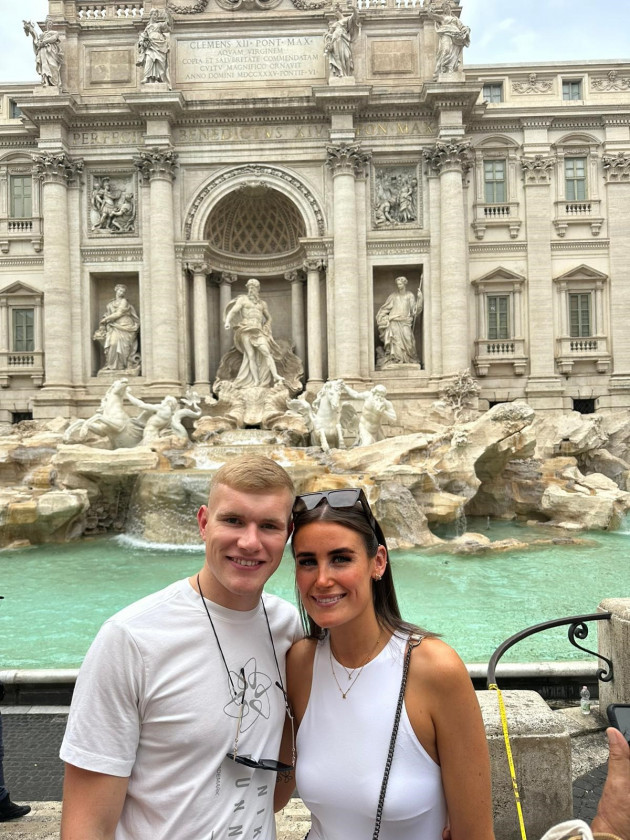 3. Katie Sweeney and her boyfriend Jack Riordan vist Rome in September 2023