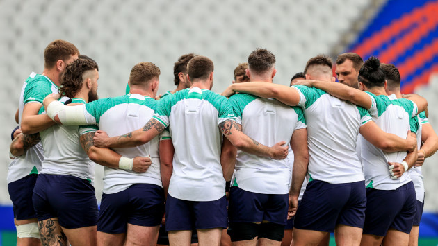 a-view-of-the-ireland-team-huddle