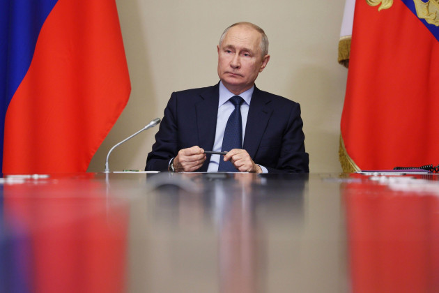 russian-president-vladimir-putin-leads-a-meeting-at-the-novo-ogaryovo-state-residence-outside-moscow-russia-monday-oct-16-2023-to-discuss-the-progress-of-a-special-military-operation-as-well-as