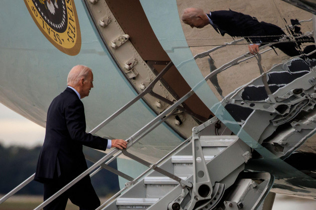 united-states-president-joe-biden-boards-air-force-one-on-october-17-2023-at-joint-base-andrews-md-the-president-is-traveling-to-israel-for-continued-negotiations-after-war-broke-out-following-a-se