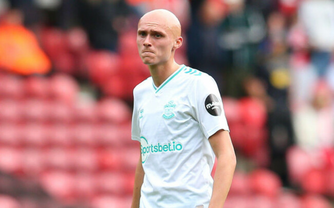 southamptons-will-smallbone-during-the-sky-bet-championship-match-between-middlesbrough-and-southampton-at-the-riverside-stadium-middlesbrough-on-saturday-23rd-september-2023-photo-michael-driver