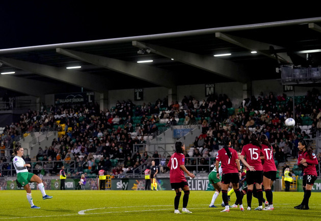 republic-of-irelands-katie-mccabe-scores-their-sides-fifth-goal-of-the-game-and-completes-her-hat-trick-during-the-uefa-womens-nations-league-group-b1-match-at-tallaght-stadium-dublin-picture-dat
