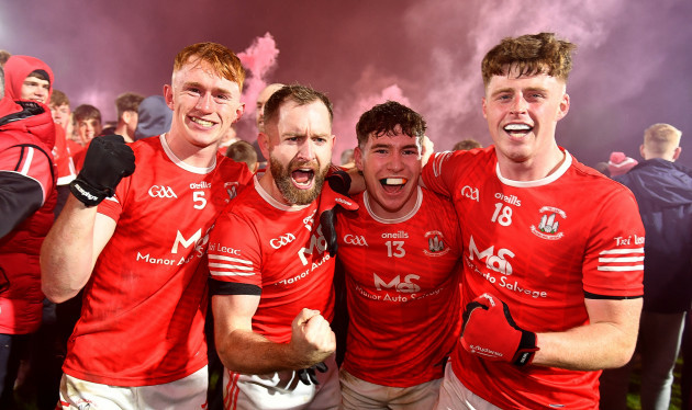 seanie-odonnell-niall-donnelly-daniel-donnelly-and-darragh-mcquaid-celebrate-after-the-game