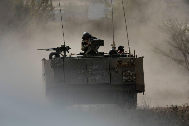 israeli-armored-personnel-carrier-moves-near-the-border-with-gaza-strip-on-tuesday-oct-31-2023-ap-photoariel-schalit