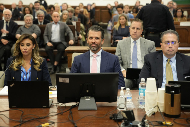 new-york-united-states-01st-nov-2023-donald-trump-jr-sits-in-the-courtroom-ready-to-testify-in-the-fifth-week-of-the-civil-fraud-trial-against-his-father-former-president-donald-trump-at-state-su