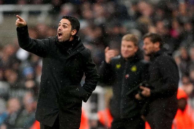 arsenal-manager-mikel-arteta-reacts-during-the-premier-league-match-at-st-james-park-newcastle-upon-tyne-picture-date-saturday-november-4-2023