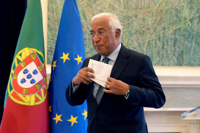 portuguese-prime-minister-antonio-costa-leaves-after-a-news-conference-in-lisbon-portugal-tuesday-nov-7-2023-costa-says-he-is-resigning-after-being-involved-in-a-widespread-corruption-probe-cost