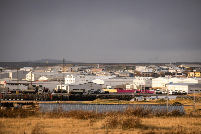 view-of-grindavik-a-small-fishing-village-on-the-reykjanes-peninsula-in-the-southwest-of-the-country-iceland-is-preparing-for-another-volcanic-eruption-on-the-reykjanes-peninsula-after-more-than-14