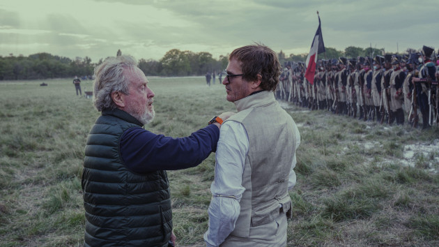 usa-joaquin-phoenix-and-ridley-scott-on-the-set-of-the-ccolumbia-pictures-new-film-napoleon-2023-plot-the-film-takes-a-personal-look-at-napoleon-bonapartes-origins-and-his-swift-ruthless