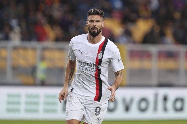 olivier-giroud-milan-in-action-during-us-lecce-vs-ac-milan-italian-soccer-serie-a-match-in-lecce-italy-november-11-2023