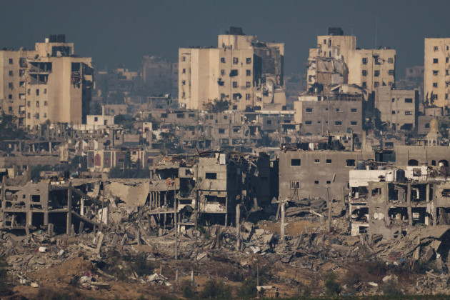 destroyed-buildings-stand-in-the-gaza-strip-as-seen-from-southern-israel-thursday-nov-16-2023-ap-photoleo-correa