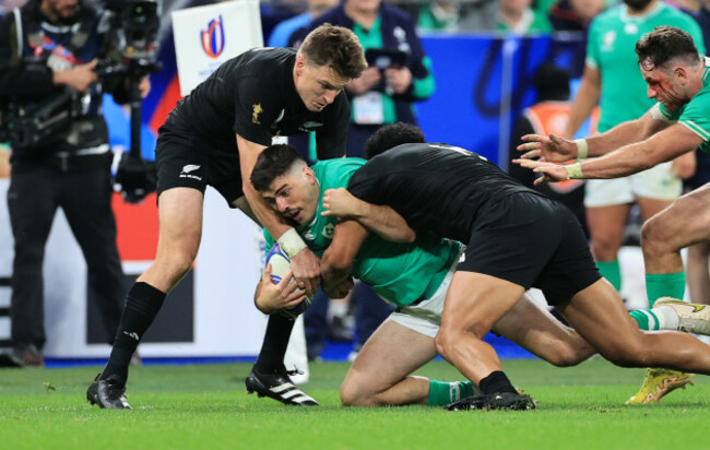 irelands-jimmy-obrien-is-tackled-by-all-blacks-beauden-barrett