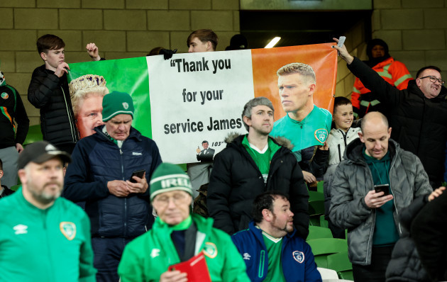irish-fans-ahead-of-the-game-hold-a-sign-for-james-mcclean