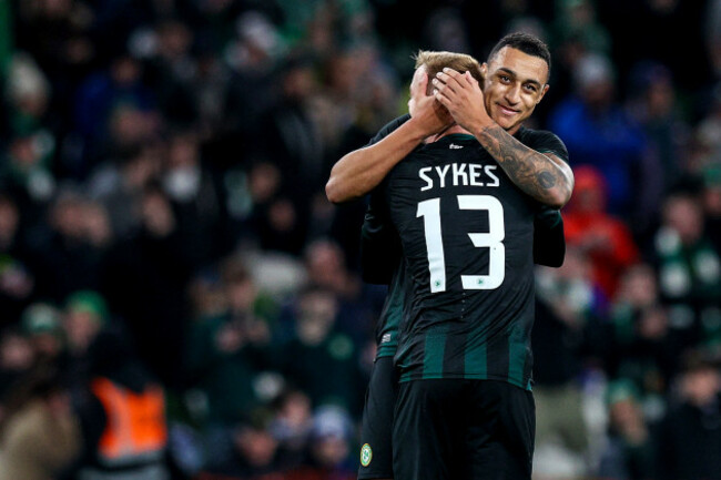 adam-idah-celebrates-after-scoring-a-goal-with-mark-sykes