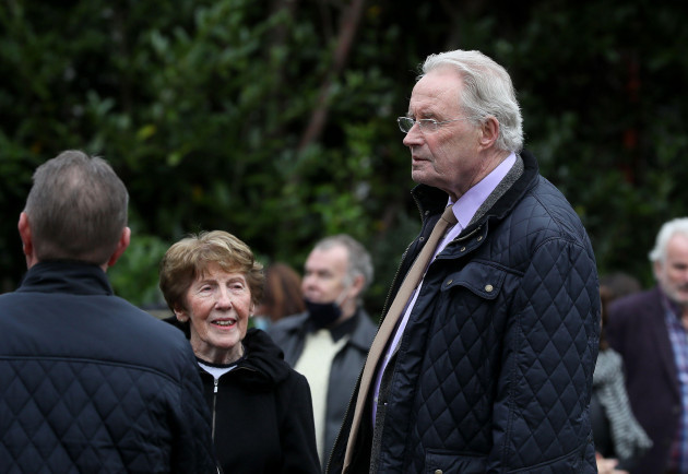 sean-keane-of-the-chieftains-attends-the-funeral-of-chieftains-founder-paddy-moloney-at-st-kevins-church-in-glendalough-co-wicklow-picture-date-friday-october-15-2021-paddy-moloney-lived-for-m