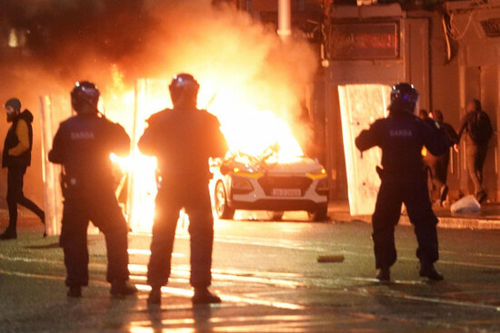 an-garda-siochana-at-the-scene-in-dublin-city-centre-after-five-people-were-injured-in-an-attack-including-three-young-children-violent-scenes-have-unfolded-close-to-the-site-of-the-attack-in-dublin