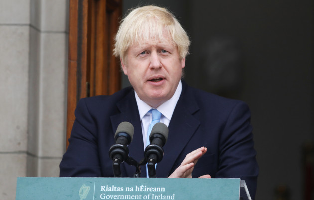 dublin-ireland-9th-sep-2019-boris-johnson-in-dublin-for-brexit-talks-pictured-is-british-prime-minister-boris-johnson-at-government-buildings-in-dublin-as-he-speaks-about-the-northern-ireland-bo