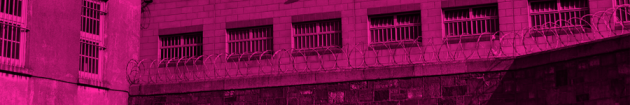 Stylised image of a wall in Mountjoy Prison