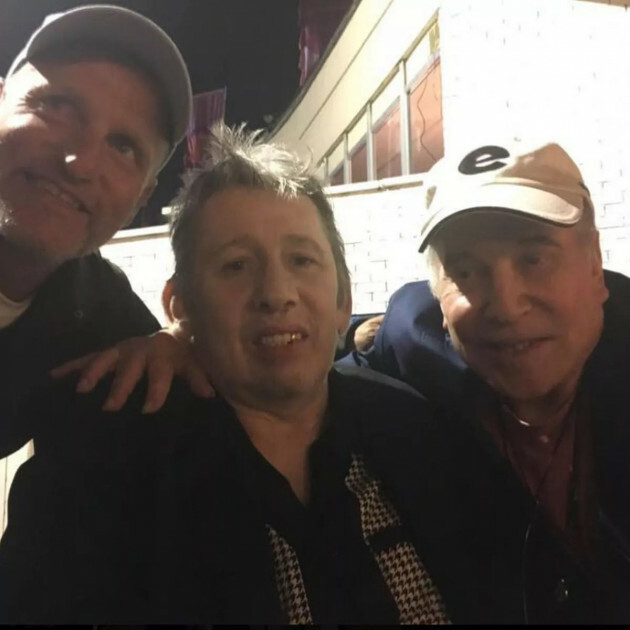 Woody Harrelson, Shane MacGowan, Paul Simon