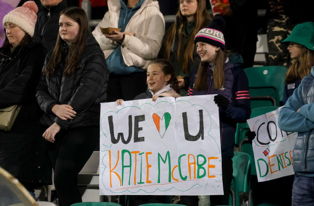 republic-of-ireland-fans-in-the-stands-during-the-uefa-womens-nations-league-group-b1-match-at-the-tallaght-stadium-dublin-picture-date-friday-december-1-2023