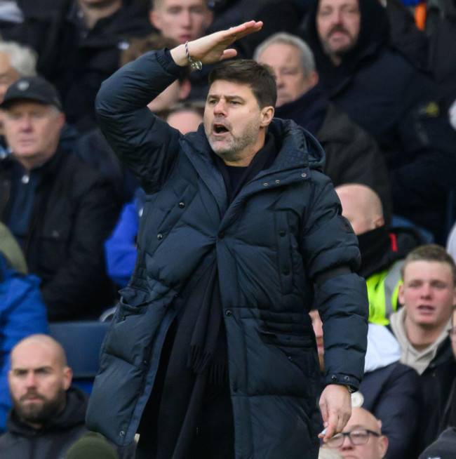 london-uk-03rd-dec-2023-chelsea-v-brighton-hove-albion-premier-league-stamford-bridge-chelsea-manager-mauricio-pochettino-during-the-match