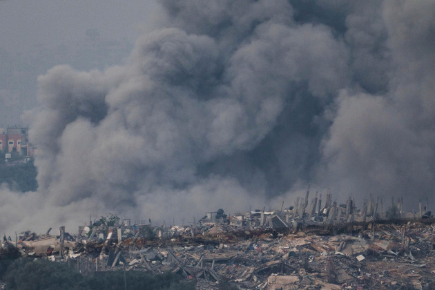 smoke-rises-following-an-israeli-bombardment-in-the-gaza-strip-as-seen-from-southern-israel-thursday-dec-7-2023-ap-photoleo-correa
