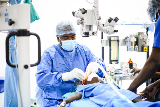 Postan Phiri doing surgery