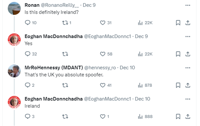 Twitter exchange