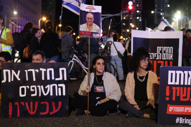 15-december-2023-israel-tel-aviv-israelis-take-part-in-a-protest-following-the-israeli-military-news-of-3-hostages-killed-in-gaza-by-friendly-fire-israeli-soldiers-accidentally-killed-three-hostag